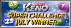 KENO Super Challenge – July Winner