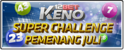 KENO SUPER CHALLENGE-PEMENANG JULI